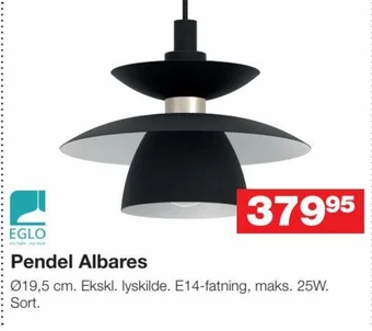 Bauhaus Pendel Albares tilbud