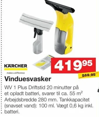 Bauhaus KÄRCHER Vinduesvasker tilbud