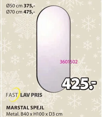 JYSK MARSTAL SPEJL tilbud