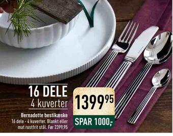 Imerco Bernadotte bestikæske tilbud