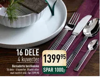 Imerco Bernadotte bestikæske tilbud