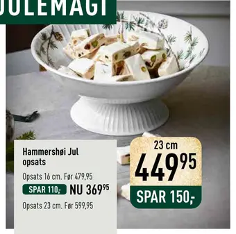 Imerco Hammershøi jul opsats tilbud