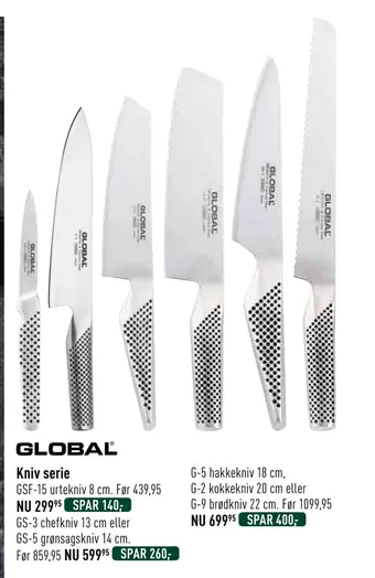 Imerco Kniv serie tilbud