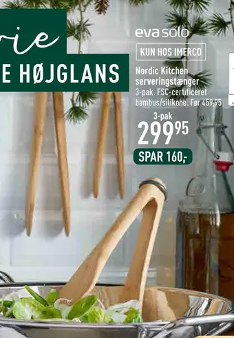Nordic kitchen serveringstænger