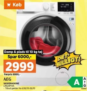 Power Aeg vaskemaskine tilbud