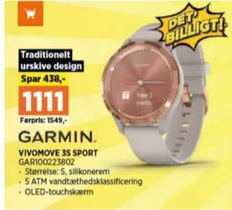 Power Garmin smartwatch tilbud