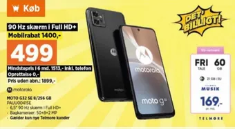 Power Moto g32 se mobiltelefon tilbud