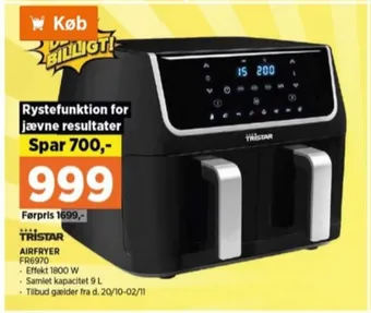 Power Tristar airfryer tilbud