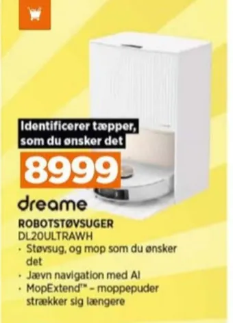 Power Dreame robotstøvsuger tilbud
