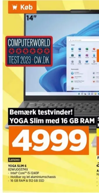 Power Lenovo bærbar pc tilbud