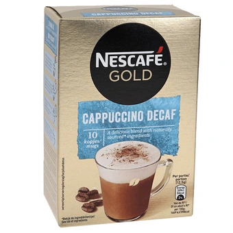 Motatos Nescafé - nescafé koffeinfri cappucino 10-pak tilbud