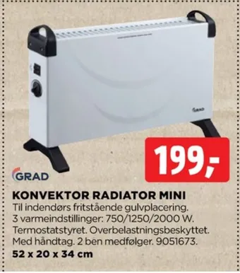 jem & fix Grad radiator tilbud