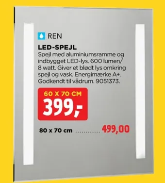 jem & fix Ren spejl tilbud