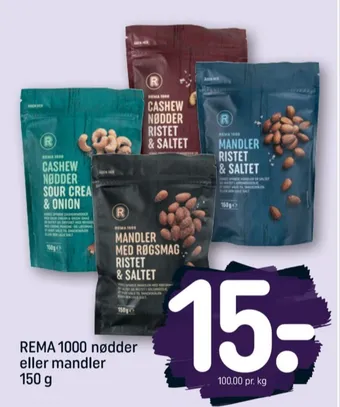 REMA 1000 Rema 1000 nødder tilbud