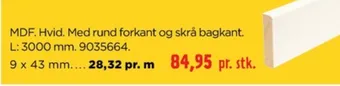 jem & fix Hornbæk forkantliste tilbud