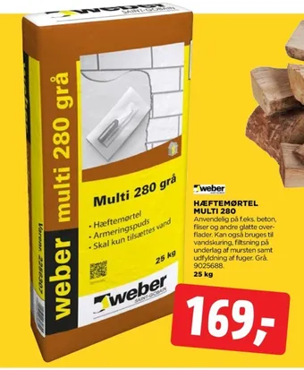 jem & fix Weber mørtel tilbud