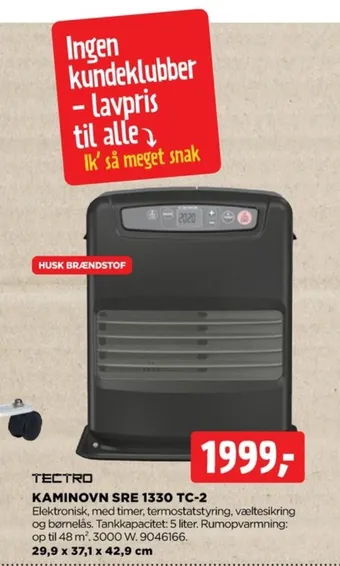 jem & fix Tectro kaminovn tilbud