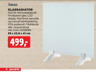 jem & fix Grad elradiator tilbud