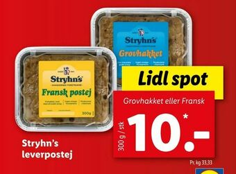 Let-Køb Stryhn's leverpostej tilbud