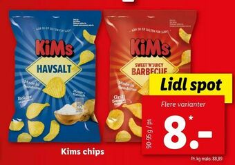 Let-Køb Kims chips tilbud