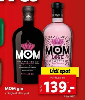 Let-Køb MOM gin tilbud