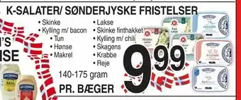 ABC Lavpris K-salater/ sønderjyske fristelser tilbud