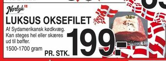 ABC Lavpris Luksus oksefilet tilbud