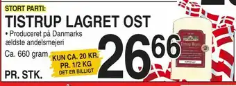 ABC Lavpris Tistrup lagret ost tilbud