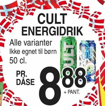 ABC Lavpris Cult energidrik tilbud