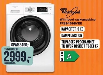 Skousen Whirlpool vaskemaskine tilbud