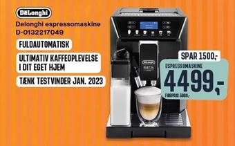 Skousen Delonghi espressomaskine tilbud