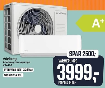Skousen Adelberg varmepumpe tilbud