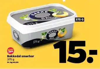 Bakkedal Smørbar 375 g