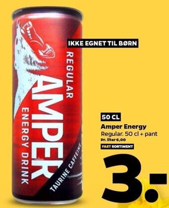 Netto Amper Energy 50 cl tilbud