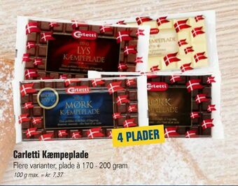 Otto Duborg Carletti Kæmpeplade tilbud