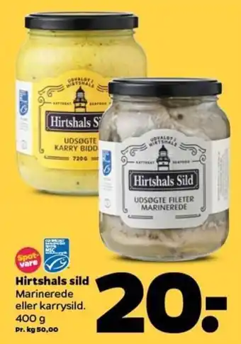 Netto Hirtshals Sild Marinerede 400 g tilbud