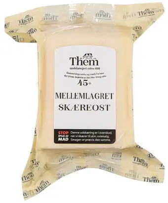 REMA 1000 Them ost 45+ ml, 0.5 kg tilbud