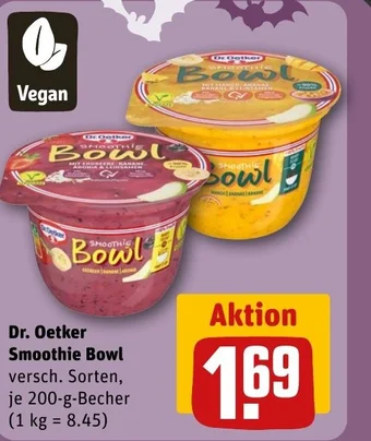 REWE DE Dr. Oetker Smoothie Bowl tilbud