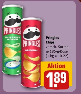 REWE DE Pringles Chips tilbud