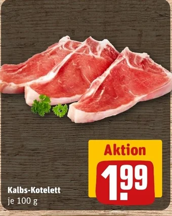 REWE Kalbs-Kotelett je tilbud