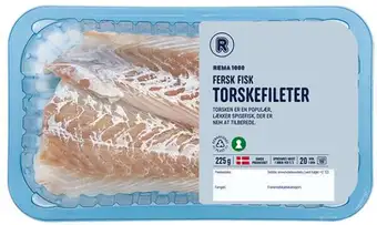 REMA 1000 Torskefileter, 225 g tilbud