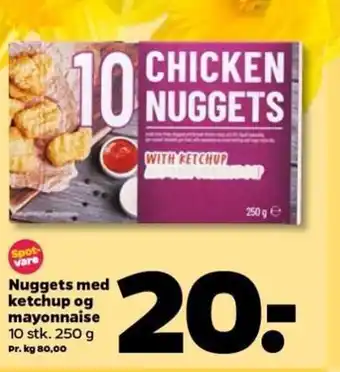 Netto Nuggets Med Ketchup og Mayonnaise 250 g tilbud