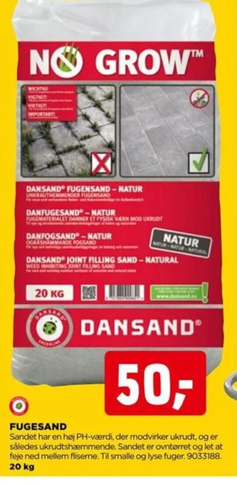 jem & fix FUGESAND tilbud