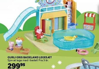 Legekæden Gurli gris badeland legesæt tilbud