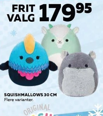 Legekæden Squishmallows 30 cm frit valg tilbud