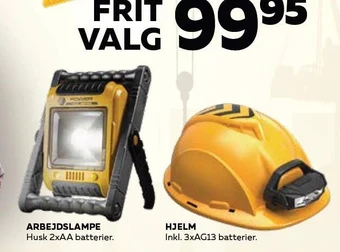 Legekæden Arbejdslampe eller hjelm tilbud