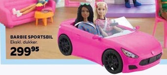 Legekæden Barbie sportsbil tilbud