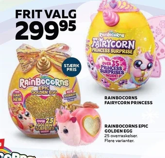 Legekæden Rainbocorns fairycorn princess eller rainbocorns epic golden egg tilbud