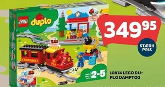 Legekæden Lego duplo damptog tilbud