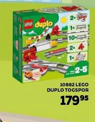 Legekæden Lego duplo togspor tilbud